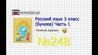 Упражнение 248 — Русский язык 3 класс (Бунеев Р.Н., Бунеева Е.В., Пронина О.В.) Часть 2