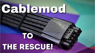 CableMod E-Series Pro ModMesh Sleeved 12VHPWR PCI-e Cable Overview / review