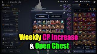 Black Desert Mobile Weekly CP Increase & Open Chest