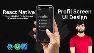 React Native Tutorial Profile UI Screen | User Profile, Edit & Settings Page Design Tutorial (2025)