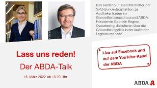 "Lass uns reden! - Der ABDA-Talk" - Zu Gast: Dirk Heidenblut