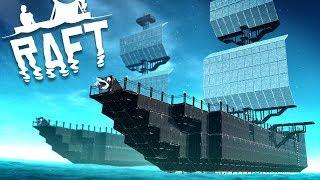 Creating a Massive Pirate Ship Raft! - Raft Gameplay