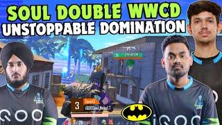 iQOOSouL Double WWCD  SouL Unreal Domination  SouL Manya & Rony on Fire  Nakul End Zone 1v3 