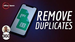 Google Sheets: How to Highlight and Remove Duplicates