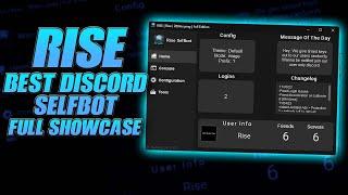 BEST DISCORD SELFBOT [ Rise Selfbot ] [400+ Features] [Nitro Sniper]