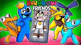 Imposible Esconderse de los Rainbow Friends  Capítulo 2 en Roblox