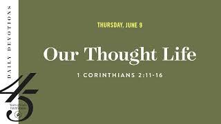 Our Thought Life – Daily Devotional