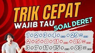 TRIK CEPAT SOAL DERET TIU SKD CPNS 2024