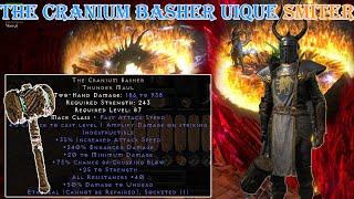 Using Zeal Paladin The Cranium Basher in Uber Tristram - A Rare & Powerful Diablo II Unique Weapon!