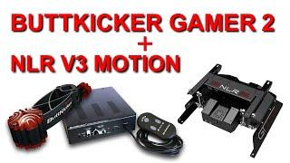 Buttkicker Gamer 2 + Next Level Racing Motion V3