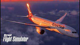 Qantas 787 - Los Angeles to Sydney - 15hr Full Flight - ULTRA Graphics - Microsoft Flight Simulator