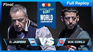 Final - Dick JASPERS vs Murat Naci COKLU (73rd World Championship 3-Cushion)