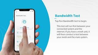 Performing a Bandwidth Test Using the App