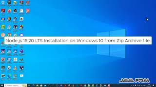 How to install Node.js 16 LTS on Windows 10/11 from zip archive