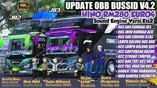 OBB BUSSID V4.2 HINO RM280 EURO 4 Grafik Hd Makin Cakep | Bus Simulator id
