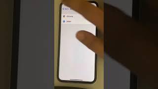 How to change the default browser app to chrome in iphone