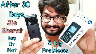 Jio Bharat V2 4G Review After Using One Month True Review | keypad 4G Phone @harshitguptavlogs