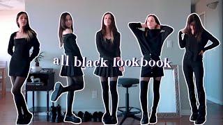 an all black outfit lookbook // 10 cute and cozy looks for the fall and winter