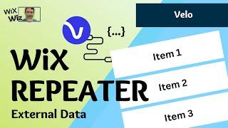 How to Populate a Repeater with Data | Wix Website Tutorial - Velo