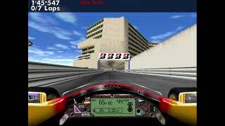 Monaco Grand Prix Racing Simulation 2 Demo PC Gameplay (Windows 95 - PCem v15)