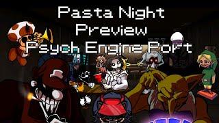 Pasta Night + Character Selector Preview (Hypno's Lullaby V2 Android/PC Port) (Friday Night Funkin)