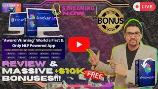 Awaken Ai Review[LIVE] NLP Powered App Creates Unlimited A-Z Marketing ContentFREE Bonuses