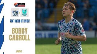 Bobby Carroll - Barnoldswick Town (h) | Post Match Interview | Bury FC