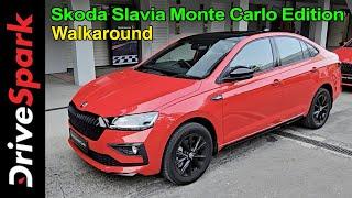 Skoda Slavia Monte Carlo Edition Walkaround | Exterior | Interior | Specifications | Promeet Ghosh