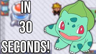 Every Starter Pokemon in 30 Seconds!