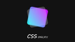 CSS Glowing Cube Loader | CSS Animation