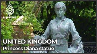 British princes unveil Diana statue as royal rift simmers