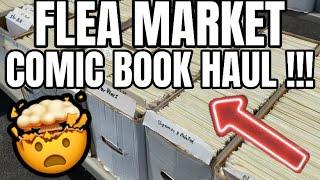 INCREDIBLE FLEA MARKET COMIC HAUL - Big Keys for Cheap!