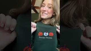 Some spooky sweatshirts you need this year #spookyseason #halloweenobsessed #halloween