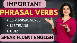 15 Important Phrasal Verbs in English | Vocabulary - You Must Know For Fluent English | ChetChat