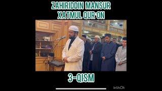 ZAHIRIDDIN MANSUR. XATMUL QUR’ON. 3-QISM