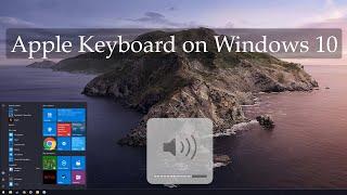 How to use Apple Keyboard Volume and CMD keys on Windows 10