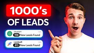 How to Generate 1000s of Web Design Leads Per Day in 2024 (10 minutes of work)