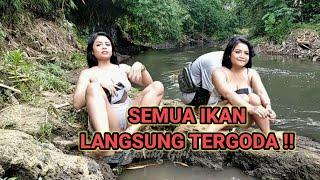 FULL PENAMPAKAN BABY KITTY -fishing girls - fishing mania - mancing cantik di sungai