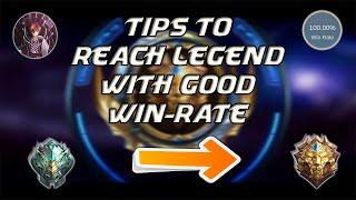 BEST TIPS To Reach LEGEND From EPIC With Good WIN-RATE  in SOLOQ | Ranking Up Tips | Mobile Legends