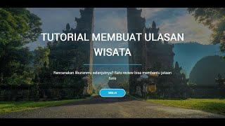 CARA MEMBUAT ULASAN WISATA DI GOTRAVELLY