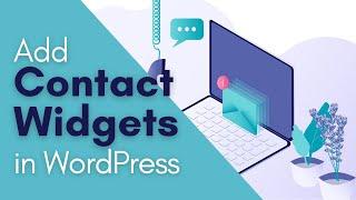 How to Add Contact Widgets in Footer Section of WordPress Site #WordPress