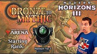  Bronze To Mythic: Episode 9 - Starting Rank: Platinum 3 - MTG Arena:  Modern Horizons 3 