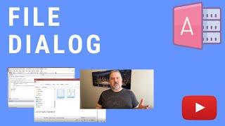 How to Use a File Dialog in MS Access to Allow Users to Pick a File or Folder