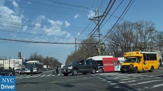 New York City | 4K Driving in Street Brooklyn, NY (Avenue U & Mill Ave & Ralph Ave & Flatlands Ave)