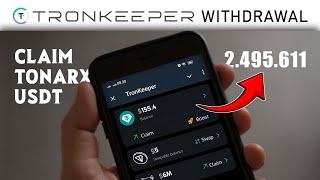 UPDATE TRONKEEPERCara Withdraw USDT & TonarX Airdrop TronKeeper | BKD tutorials Airdrop Withdrawal