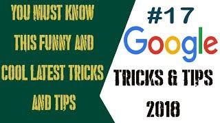 Google Tricks 2018: You Must Know This Funny And Cool Latest Tricks And Tips #17