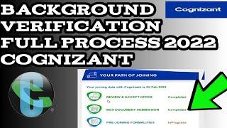 Background verification in CTS 2022 | How To do Cognizant BGV In One Cognizant Portal.