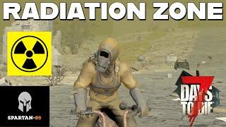 EXPLORING THE RADIATION ZONE!  HOW FAR DOES IT GO? 7 Days to Die - Console Version Xbox Playstion