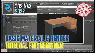 3ds Max 2022 Basic Material And Render Tutorial For Beginner [COMPLETE]