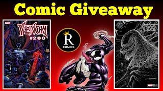 Venom #200 Comic Giveaway [ Details For Entry In Video! ] Rated Comics